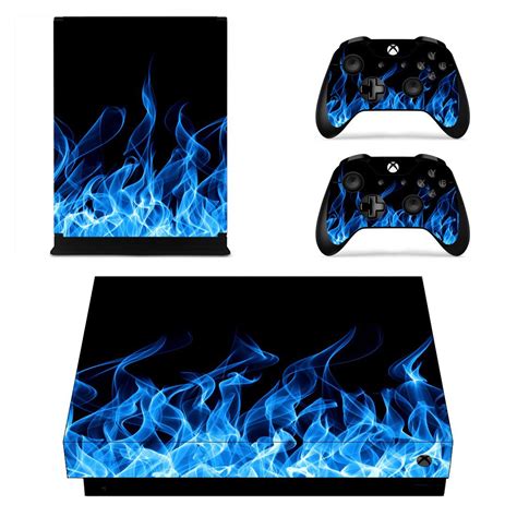 Blue Flame Xbox One X Skin