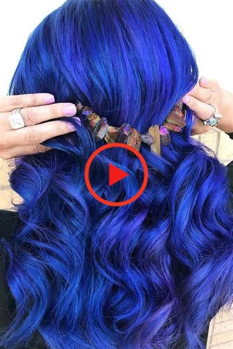 Blue Cobalt Shades In Hair Color Picture 1 In 2020 Mermaid Hair Color