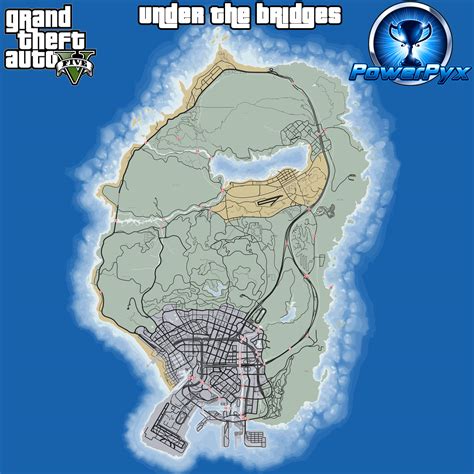 Grand Theft Auto V Gta V All Under The Bridge Challenge Locations