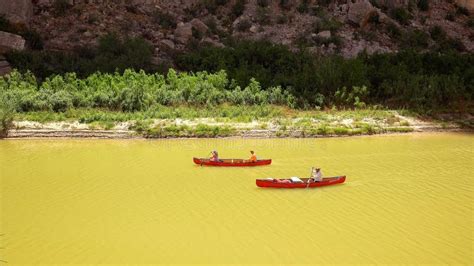 Canoeing Rio Grande River Big Bend National Park Stock Photos Free