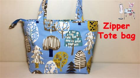 Tote Bag With Zipper Tutorial