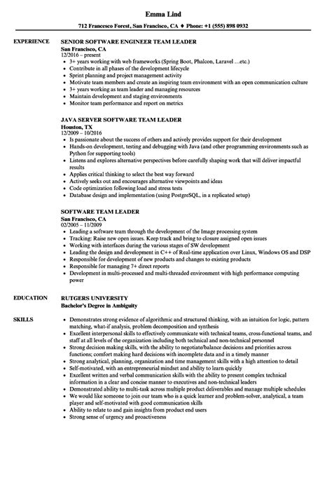 Successful associate team leader with 10 years of experience in the printing industry. Java Senior Software Engineer Resume Sample | Master of ...