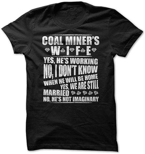 coal miner s wife t shirt gold miner digger prospecting treasure hunting shirt funny t for