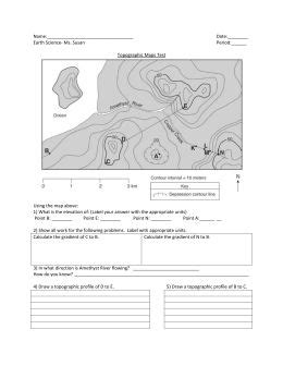 Professor vorwald topographic map lab exam page 2 of 7 figure 3 base your answers to questions 7 through 16 on figure 3 which shows a topographic map. Topographic Map Reading Worksheet Answers | Map reading ...