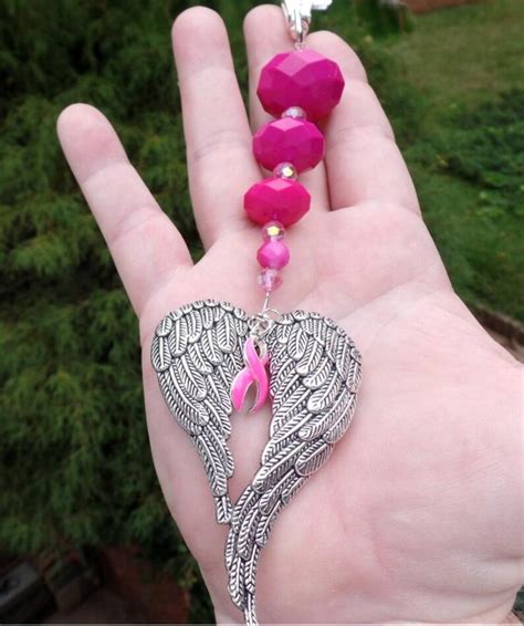 Angel Wings Breast Cancer Awareness Deluxe Ornament Etsy