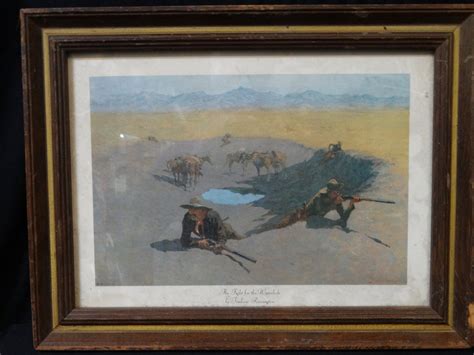 Frederic Remington Western Prints Pair P2280 P2281 Early