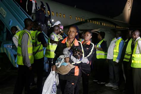 nigerians return from slavery in libya to thriving sex trafficking industry back home the