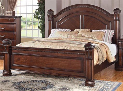 Dark Pine Traditional 6 Piece Queen Bedroom Set Isabella Rc Willey