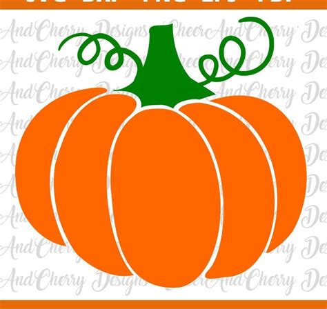 Pumpkin Svg Files For Cricut Silhouette Iron On Pumpkin Cut Etsy