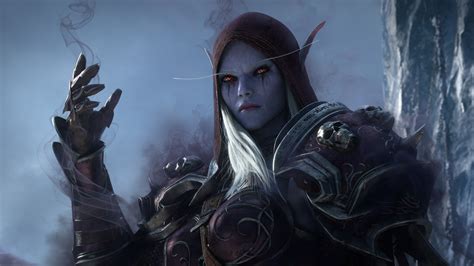 Fondos De Pantalla World Of Warcraft Shadowlands Sylvanas Windrunner Elfo Pointy Ears Ojos