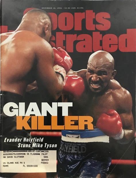 Mike Tyson Evander Holyfield Unsigned Sports Illustra