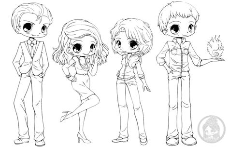 Chibi Coloring Pages Collection Whitesbelfast