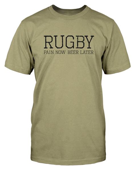 Also there are many phrases that certain idiotic commentators use which really get on my and probably your nerves. Pain Now Beer Later Funny Rugby shirt, rugby joke, rugby humour | Sports I Like | Rugby funny ...