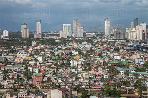 Aerial View Of Manila Cityscape Manila Philippines Stock Photo