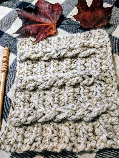 How To Crochet Cable Stitch For Beginners Crochet
