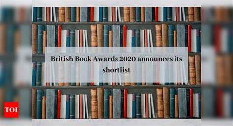 British Book Awards 2020 Announces Its Shortlist Times Of India