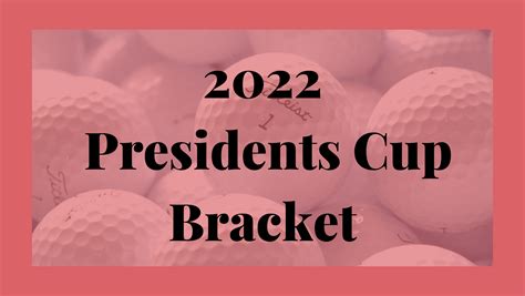 2022 President's Cup Update - Fred Smith Company Sports Club