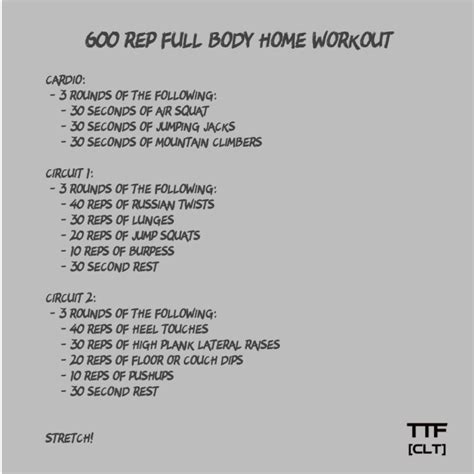 600 Rep Full Body Home Workout Top Tier Fitness [clt]