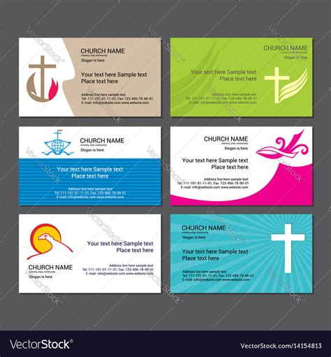 Set Christian Business Cards For The Church For Christian Business