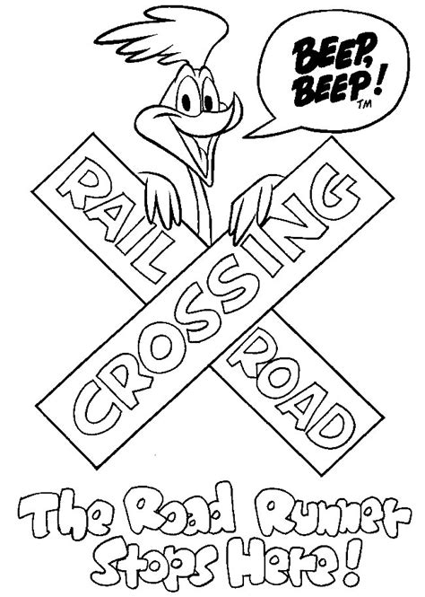 Coyote coloring page from looney tunes category. Road Runner and Wile E. Coyote #18 (Cartoons) - Printable ...