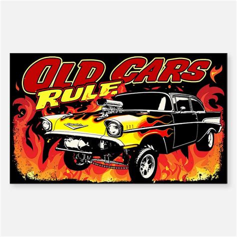 Old School Hot Rod Bumper Stickers Car Stickers Decals And More