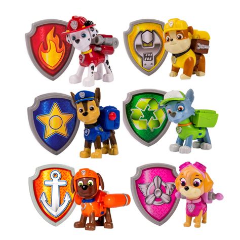 Paw Patrol Action Pack Pup And Badge With Transformations Assorted