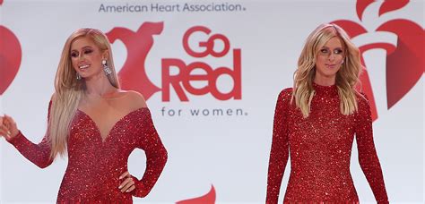 Paris And Nicky Hilton Both Walk In American Heart Associations Go Red
