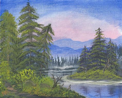 Woodlands Creek Painting By Nicki Bennett Fine Art America