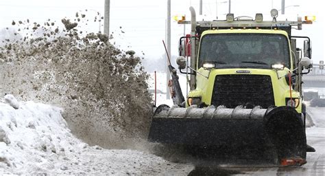 Clearing The Way Driving A Snowplow Draining Unpredictable Job The