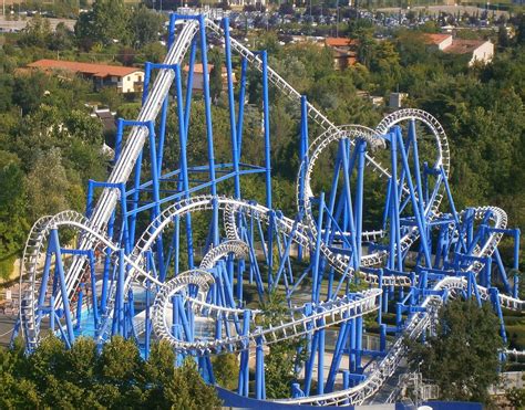 Blue Tornado Gardaland Italy Olympus Digital Camera Flickr