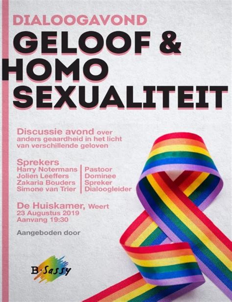 2019 08 23 Geloof En Homoseksualiteit Welkom Bij De Bethelkerk