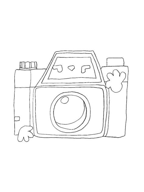 Coloring Pages Of A Camera The Camera Is An Optical Device For