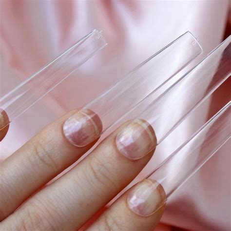 Tapered Square Nails Etsy