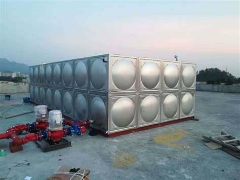 Pressed Stainless Steel Sectional Water Tank 10000 50000 Liter Gallon