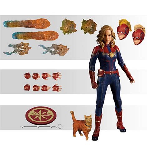 Medicom Avengers Endgame Mafex Captain Marvel Action Figure