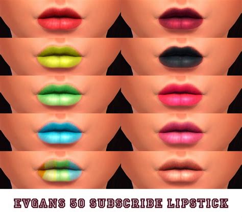 My Sims 4 Blog Replacement Lips By Simsinspring 95c