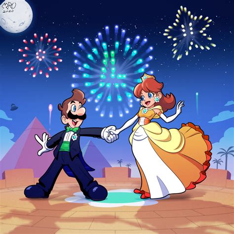 luigi and daisy 2020 by mastermru on deviantart