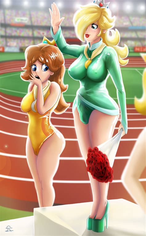 Princess Daisy Princess Peach Rosalina Mario And Sonic At The Olympic Games Mario And Sonic At