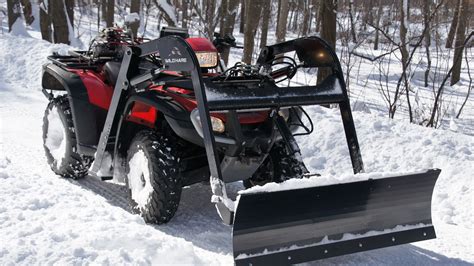 Atv Snow Plow Attachment Hydraulic Atv Plowing Accessories Wild