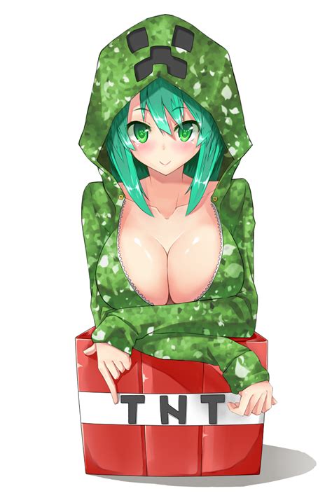 Pix For Minecraft Creeper Girl Anime Minecraft Pinterest Anime