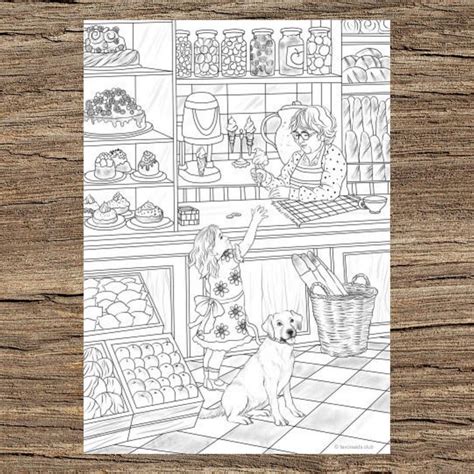Shop Printable Adult Coloring Page From Favoreads Coloring Etsy