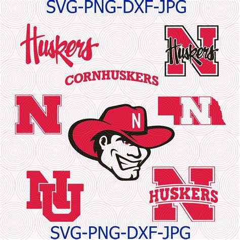 Nebraska Cornhuskers Svg Nebraska Huskers Logoshuskers Vector