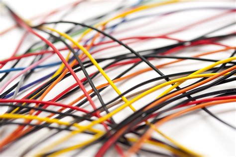 Free Image Of Tangle Of Colorful Electric Wires And Cables Freebie