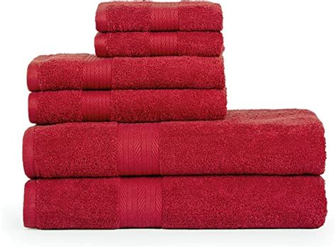 Burgundy 24x48 Bath Towels By Royal Comfort 90 Lbs Per Dz Combed