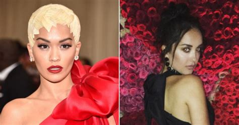 Rita Oras Bombshell Sister Elena Steals The Show At Met Gala Daily Star