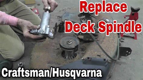 How To Replace A Deck Spindle On Craftsmanhusqvarna Mowers With Taryl