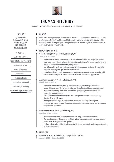 Manager Cv Examples Writing Tips Free Guide Resume Io