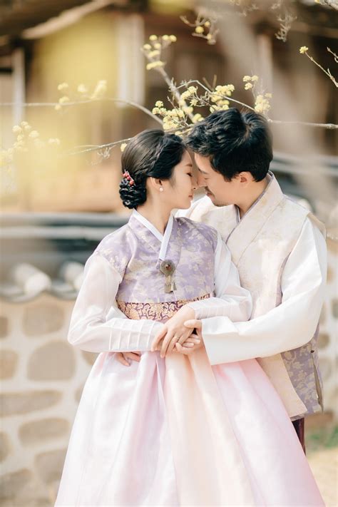 Korea Hanbok Pre Wedding Photoshoot At Dream Forest Jungyeol Onethreeonefour