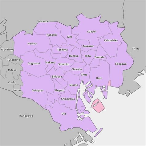 Map Of Tokyo Prefecture Map It