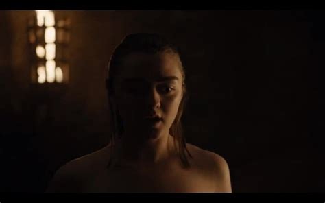Maisie Williams Aria Stark Naked Sex Scene Got S8 E2 De